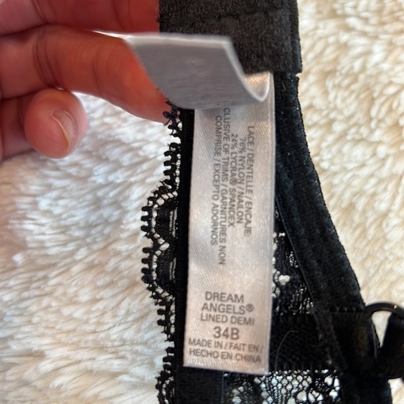 Victoria’s Secret Dream Angels Laced Lined Demi Bra 34B - Picture 10 of 11